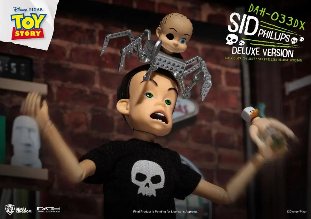 Toy Story Dynamic 8ction Heroes akcijska figura Sid Phillips Deluxe verzija 14 cm fotografija proizvoda