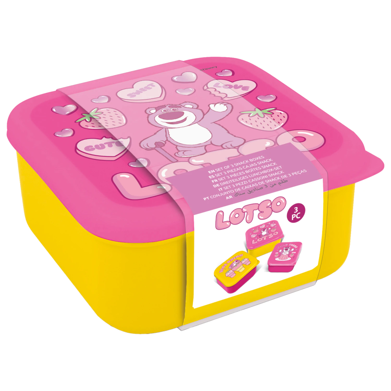 Toy Story Lotso kutije za grickalice, 3 komada fotografija proizvoda