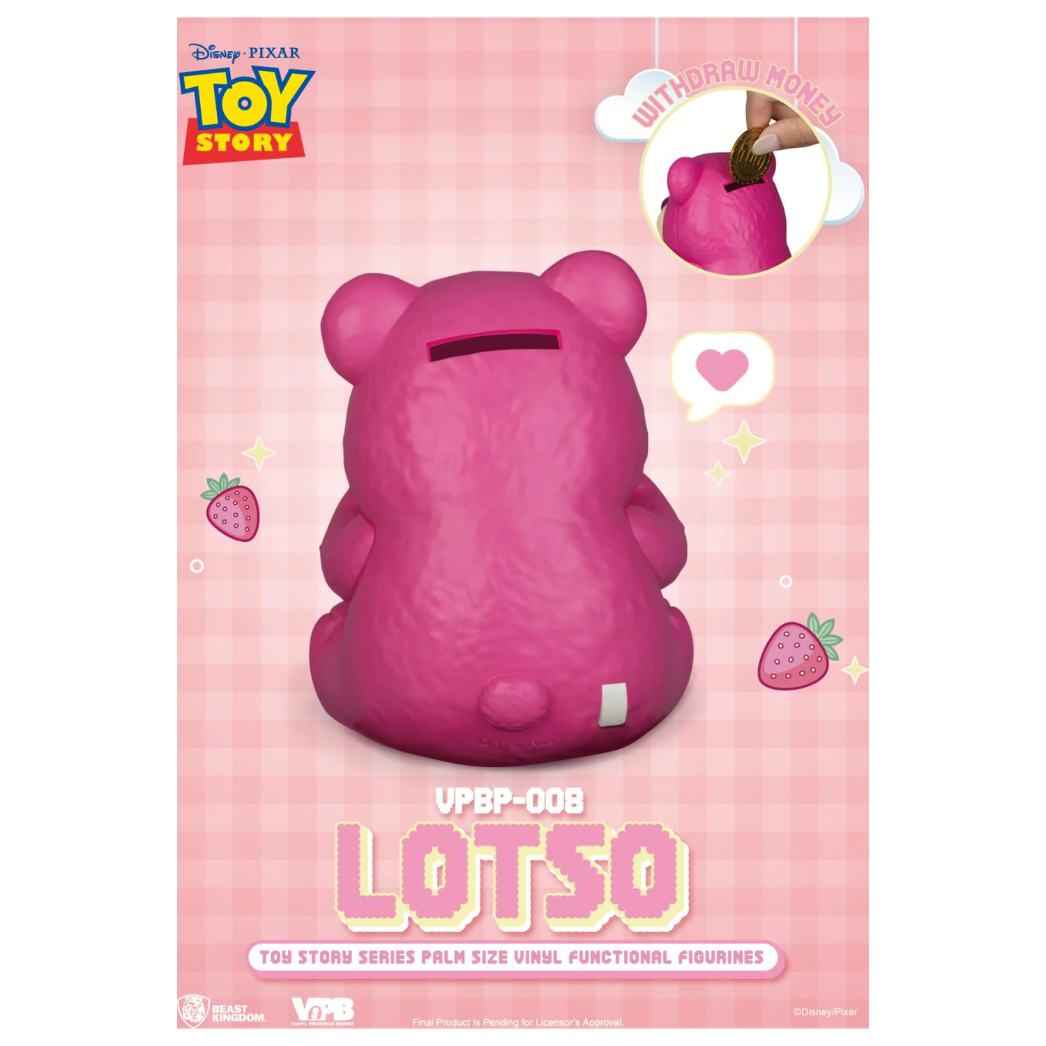 Toy Story Lotso Bank Vinilna figura 11,6 cm fotografija proizvoda