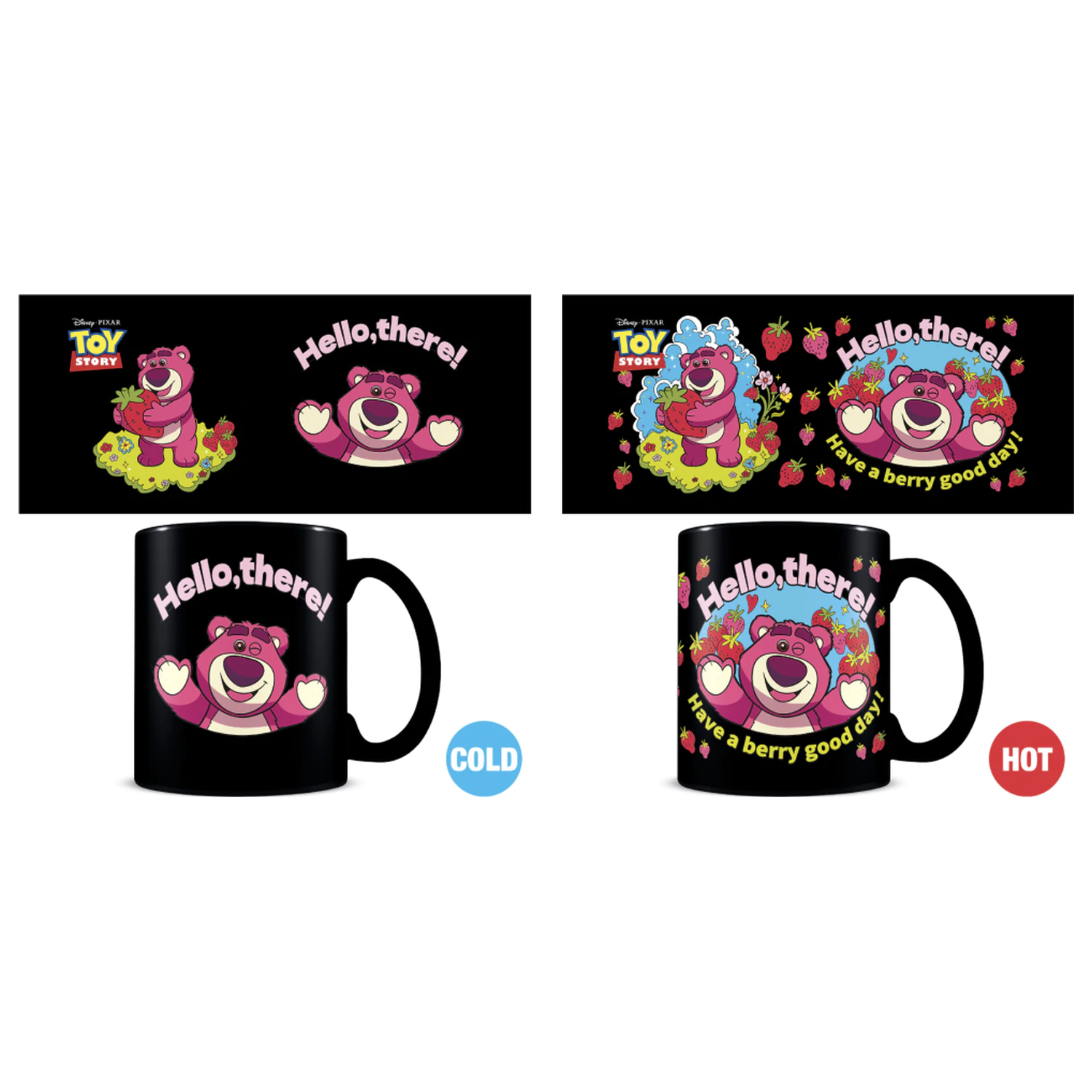 Toy Story Lotso šalica mijenja boju toplinom fotografija proizvoda
