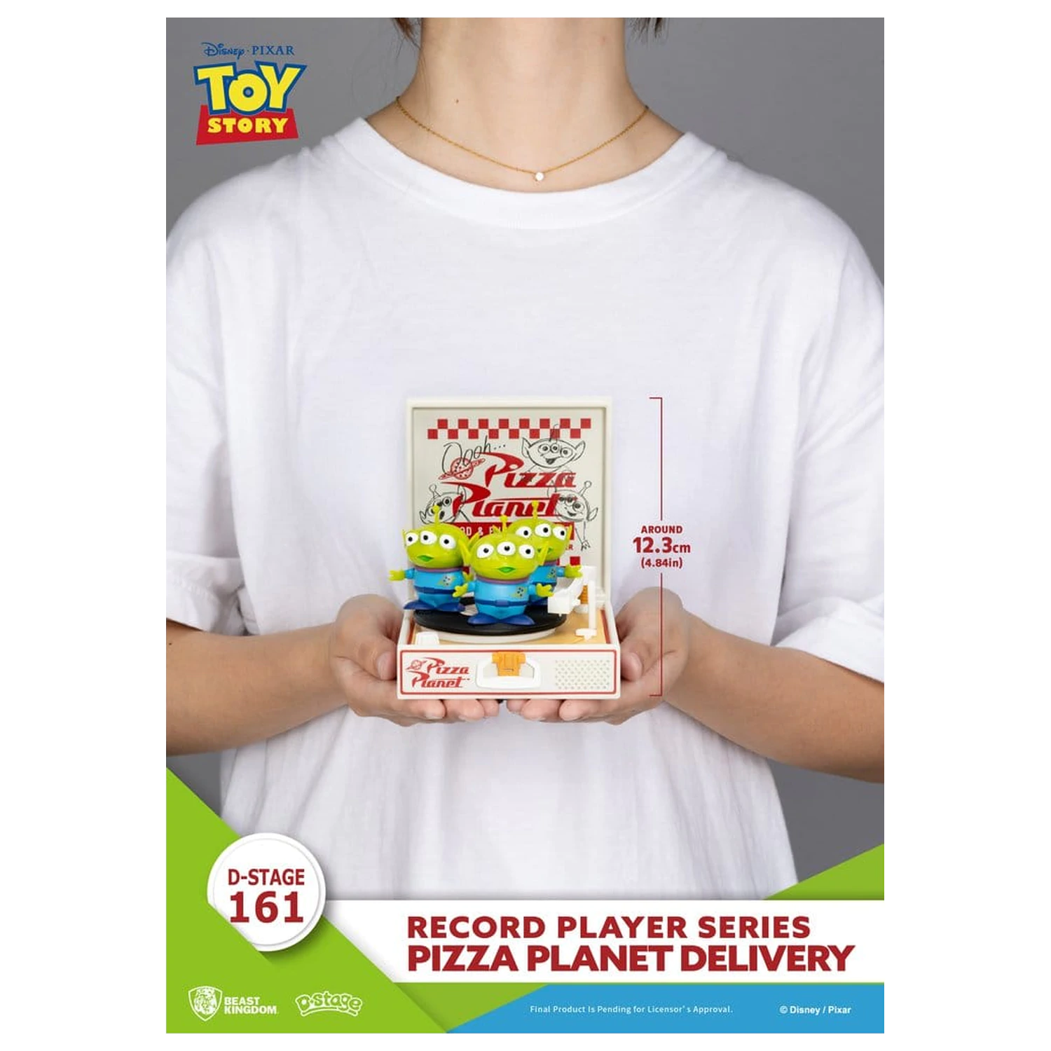 Toy Story Record Player Series PVC figura Pizza Planet Delivery 12 cm fotografija proizvoda