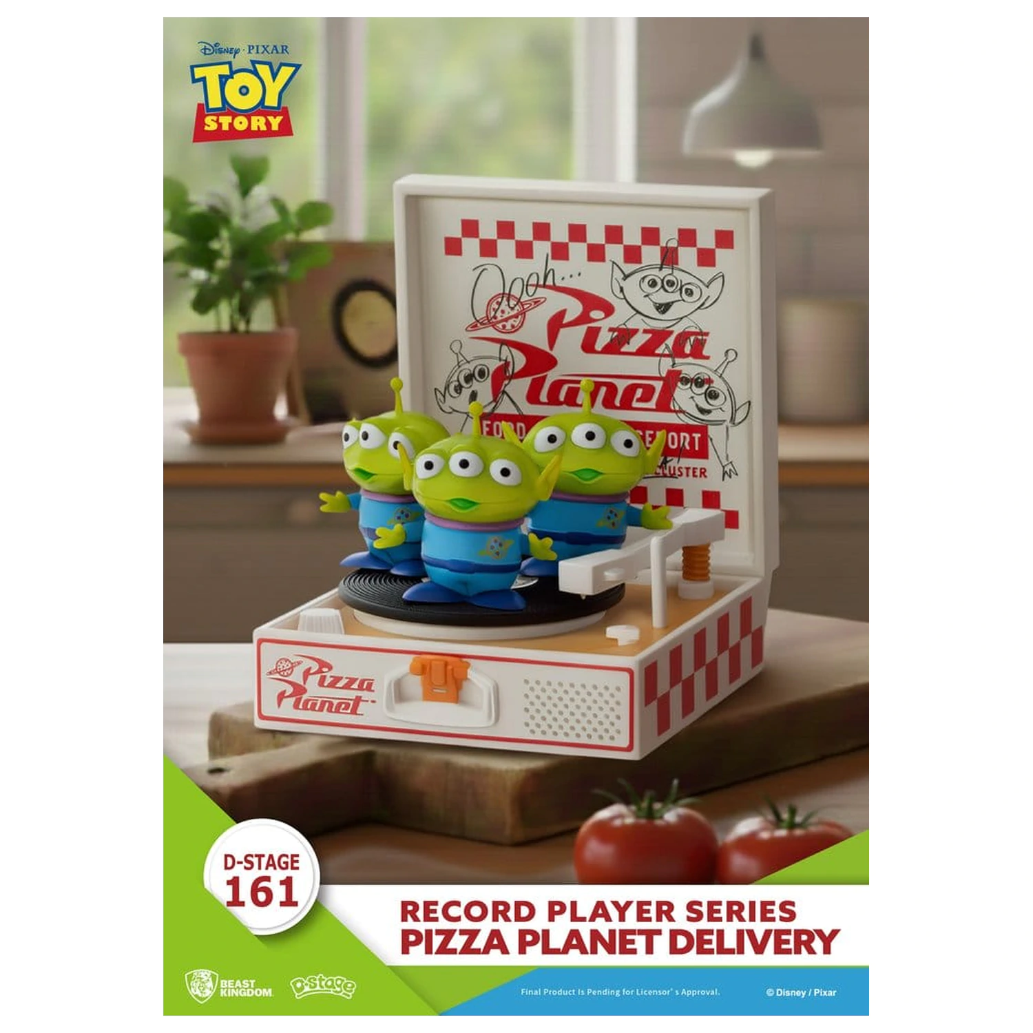 Toy Story Record Player Series PVC figura Pizza Planet Delivery 12 cm fotografija proizvoda