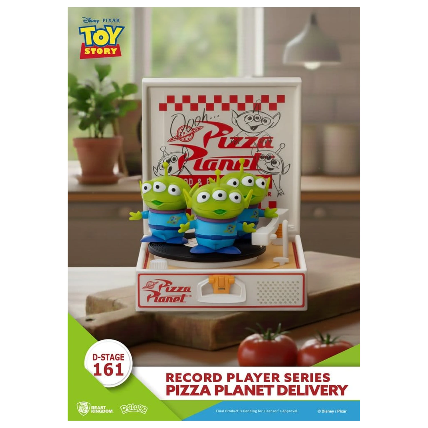 Toy Story Record Player Series PVC figura Pizza Planet Delivery 12 cm fotografija proizvoda