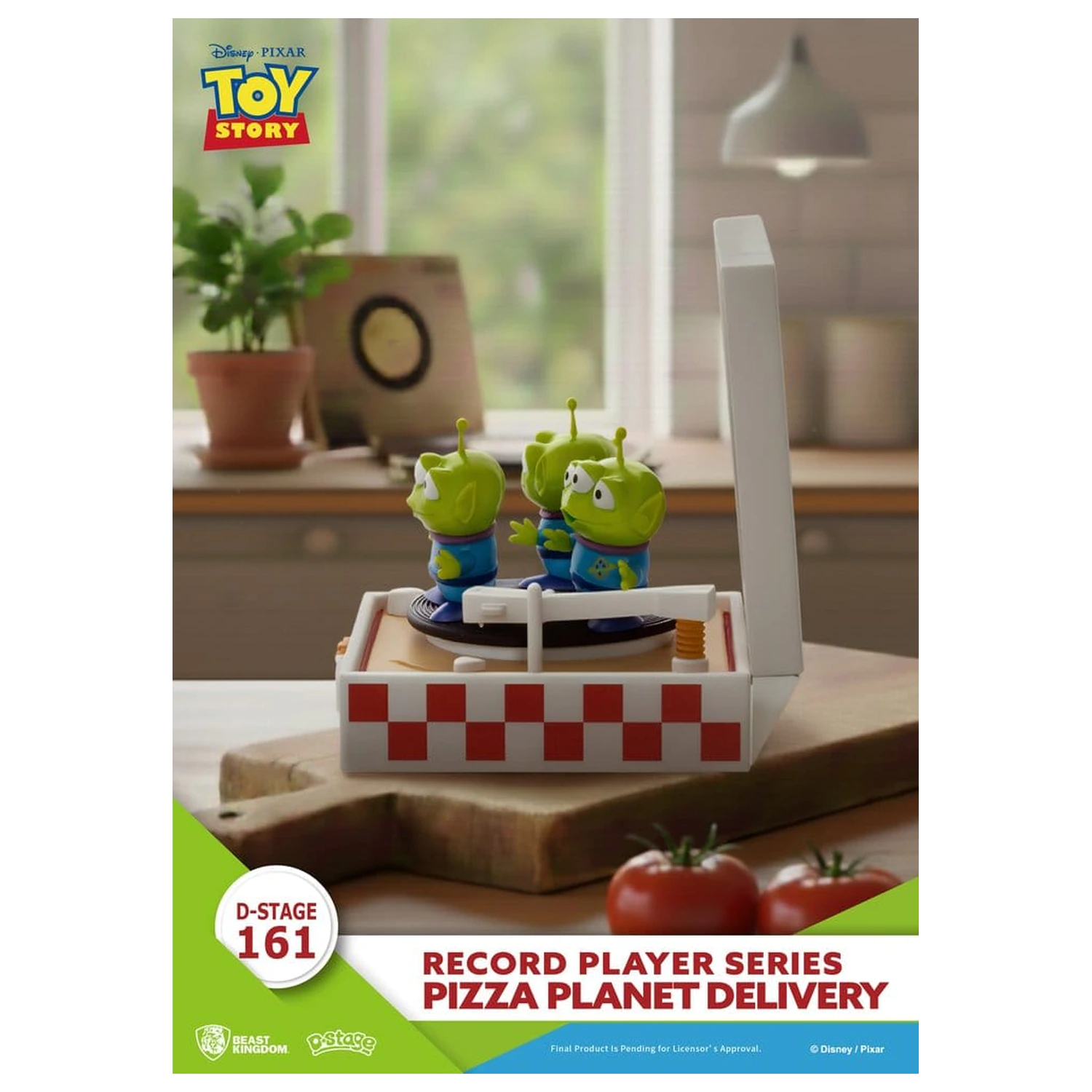 Toy Story Record Player Series PVC figura Pizza Planet Delivery 12 cm fotografija proizvoda