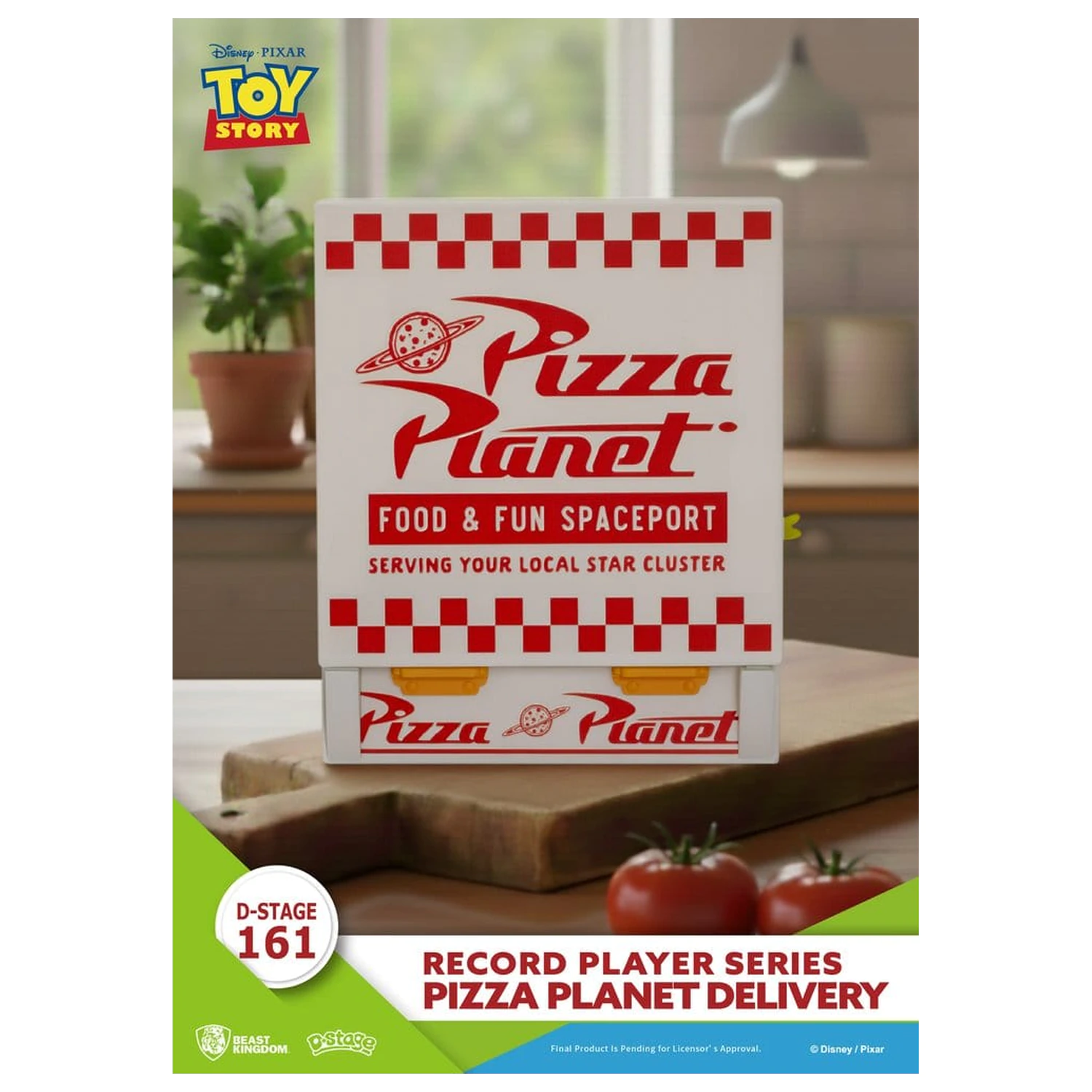 Toy Story Record Player Series PVC figura Pizza Planet Delivery 12 cm fotografija proizvoda