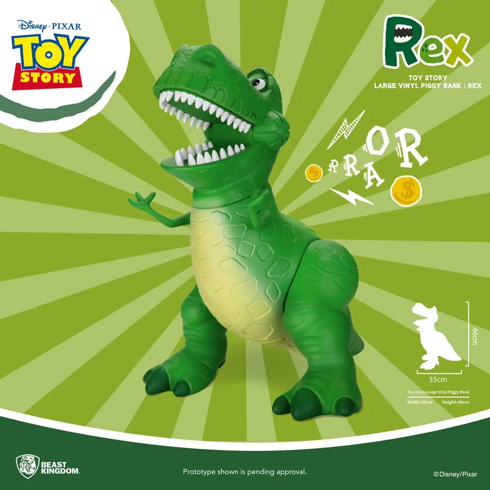 Toy Story Vinilna kasica Rex 46 cm fotografija proizvoda