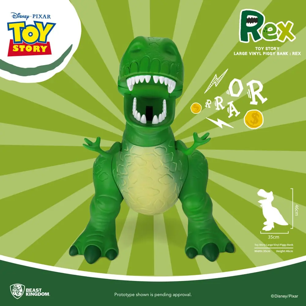 Toy Story Vinilna kasica Rex 46 cm fotografija proizvoda