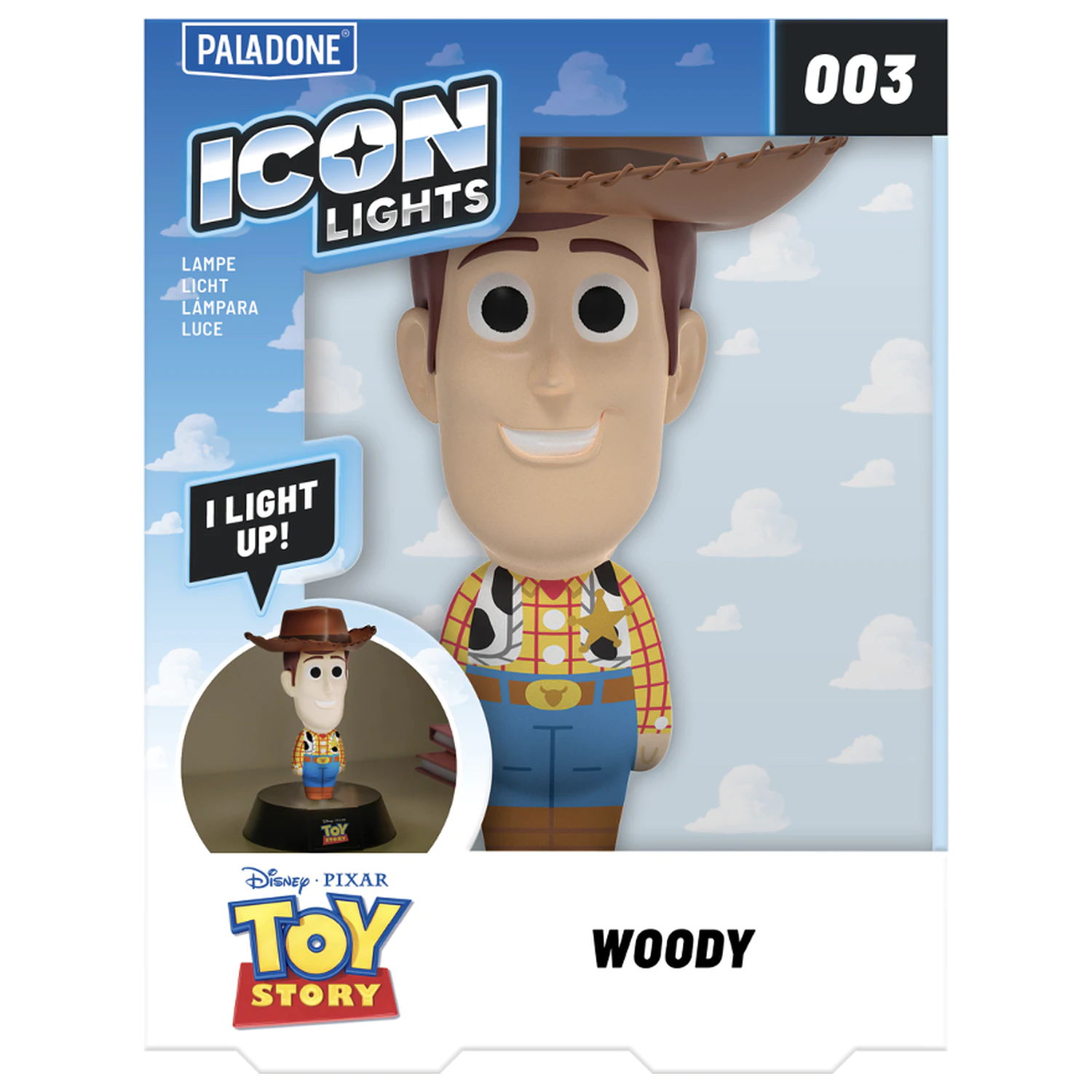 Toy Story Woody Icon Lampa 11 cm fotografija proizvoda