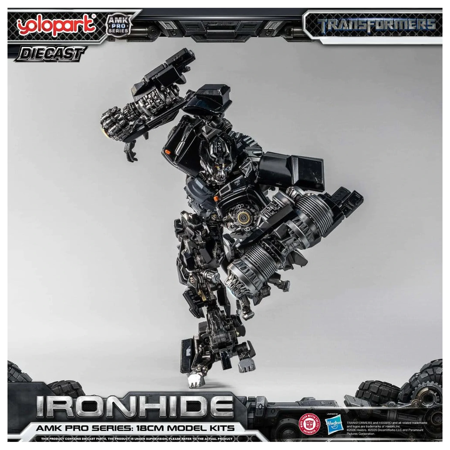 Transformers (2007) AMK PRO Series Plastični Model Set Ironhide 18 cm fotografija proizvoda