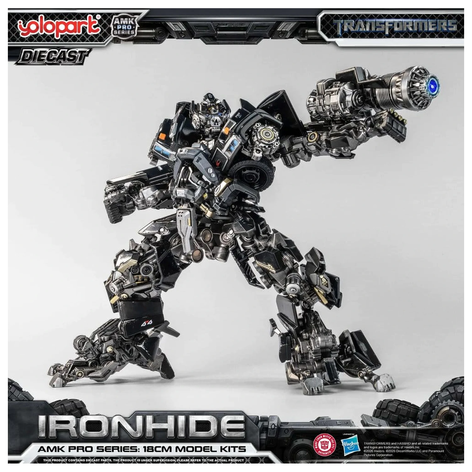 Transformers (2007) AMK PRO Series Plastični Model Set Ironhide 18 cm fotografija proizvoda