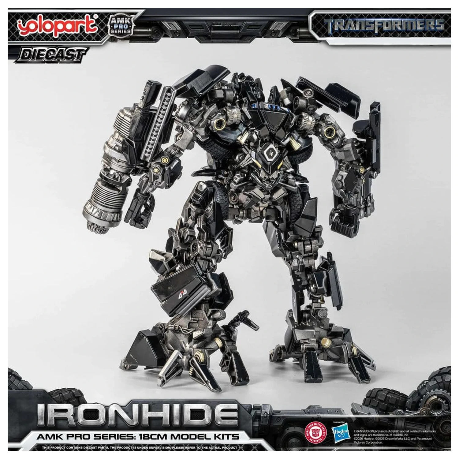 Transformers (2007) AMK PRO Series Plastični Model Set Ironhide 18 cm fotografija proizvoda
