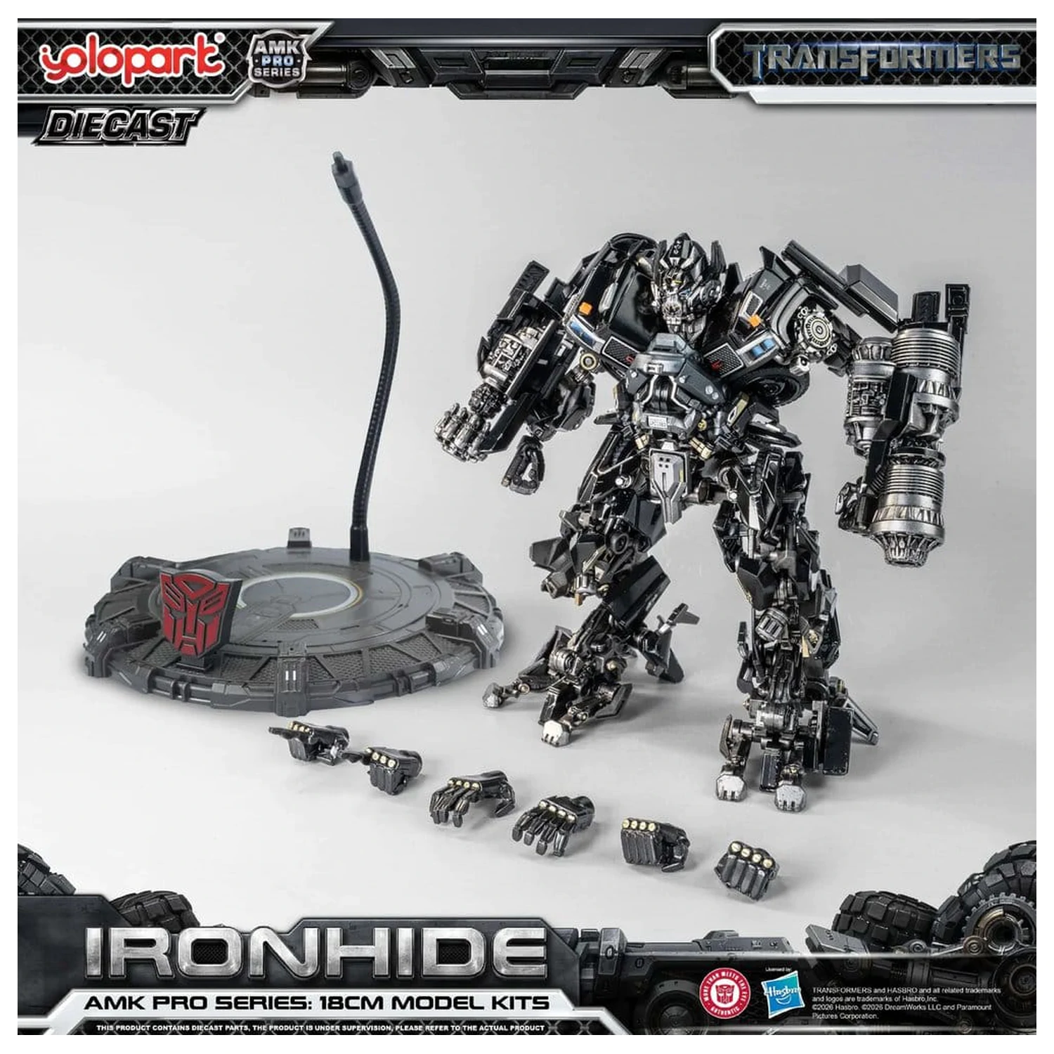 Transformers (2007) AMK PRO Series Plastični Model Set Ironhide 18 cm fotografija proizvoda