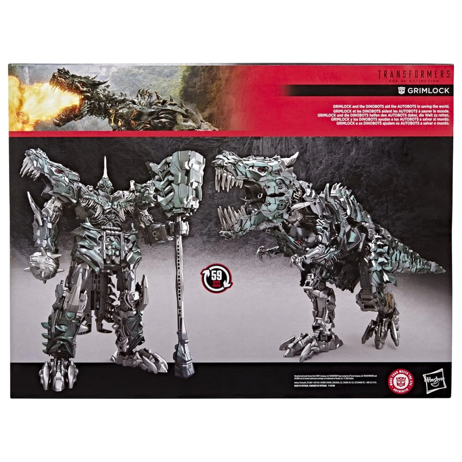 Transformers: Age of Extinction Studio Series Titan klasa akcijska figura Grimlock 38 cm fotografija proizvoda