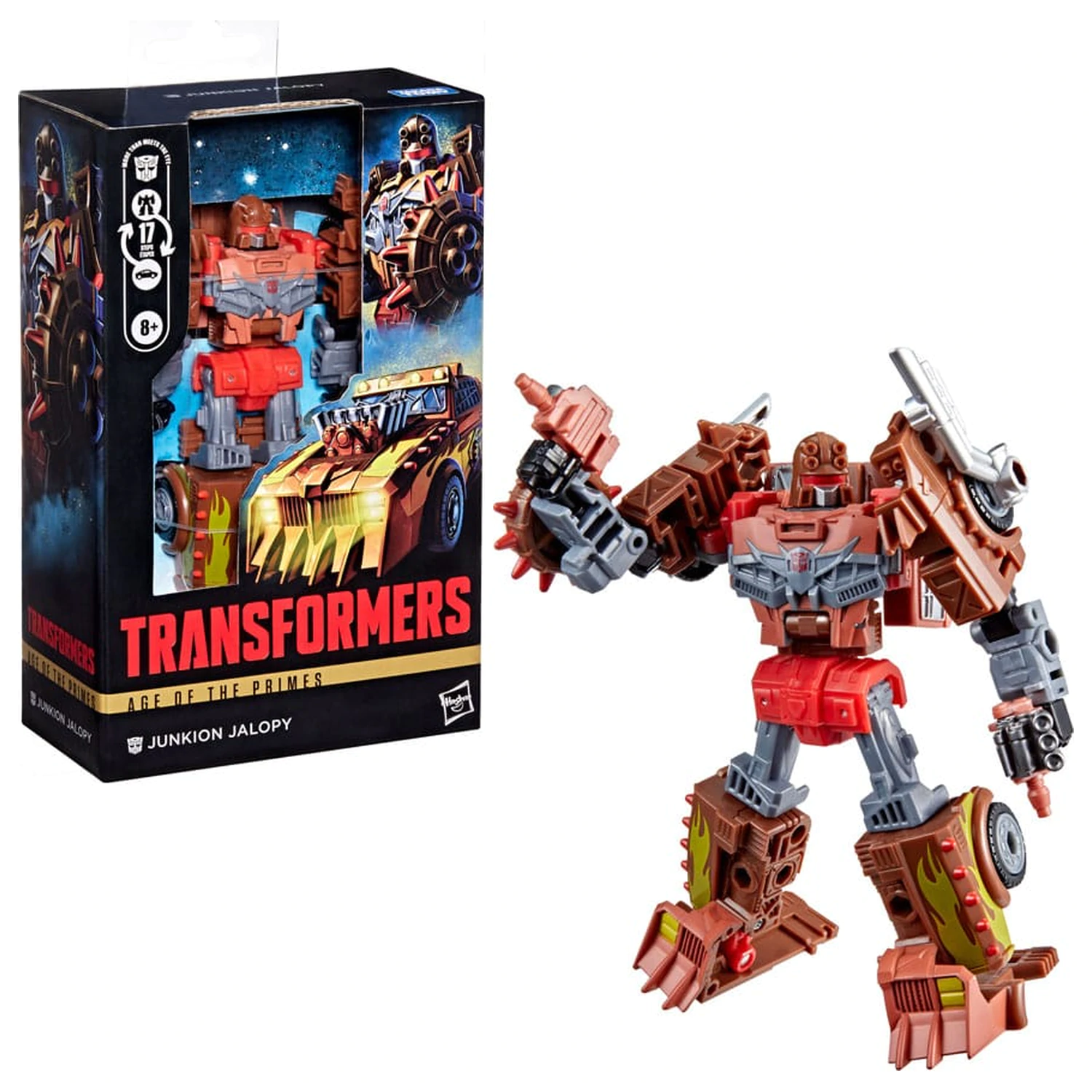 Transformers Age of the Primes Deluxe Class Akcijska figura Junkion Jalopy 14 cm fotografija proizvoda