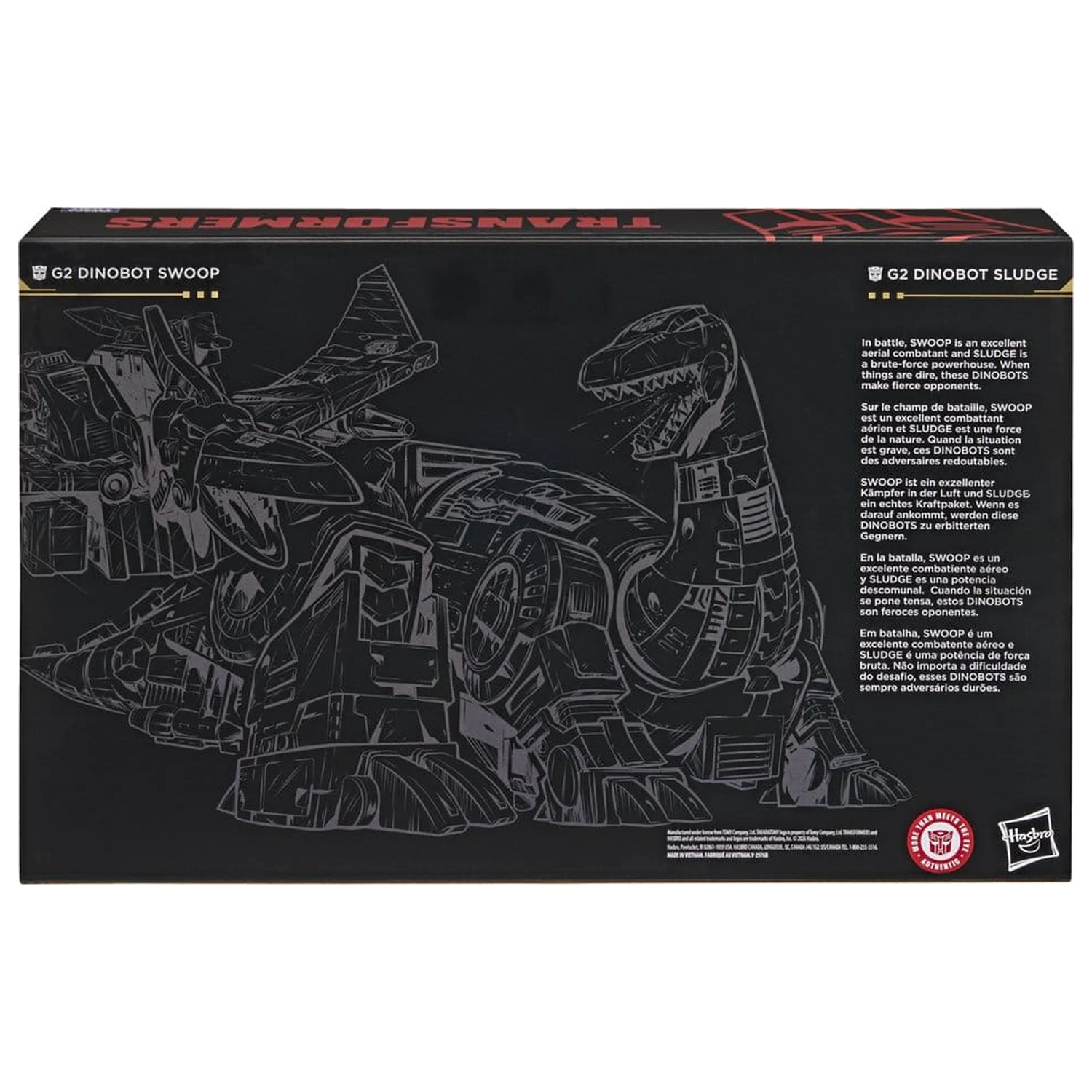 Transformers Age of the Primes Leader Class set od 2 akcijske figure G2 G2 Dinobot Swoop i G2 Dinobot Sludge 19 cm fotografija proizvoda