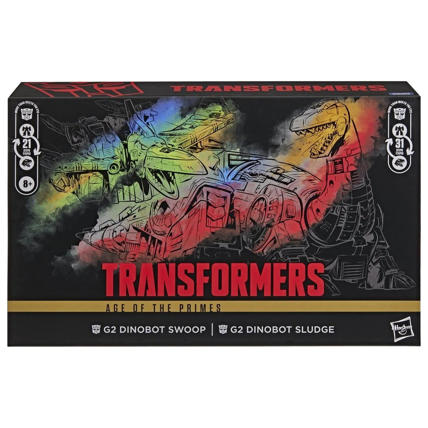Transformers Age of the Primes Leader Class set od 2 akcijske figure G2 G2 Dinobot Swoop i G2 Dinobot Sludge 19 cm fotografija proizvoda