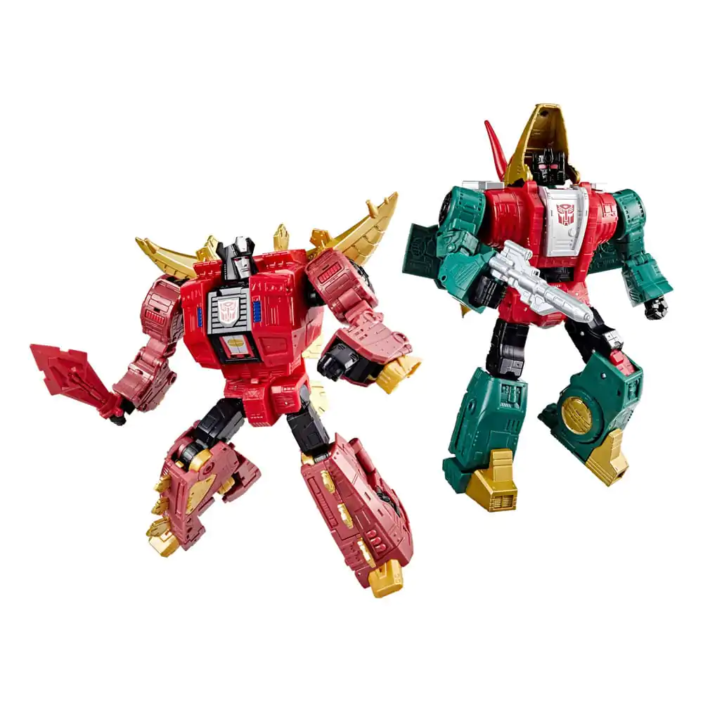 Transformers Age of the Primes Leader Class akcijska figura G2 Universe Dinobots Snarl & Slug 19 cm fotografija proizvoda