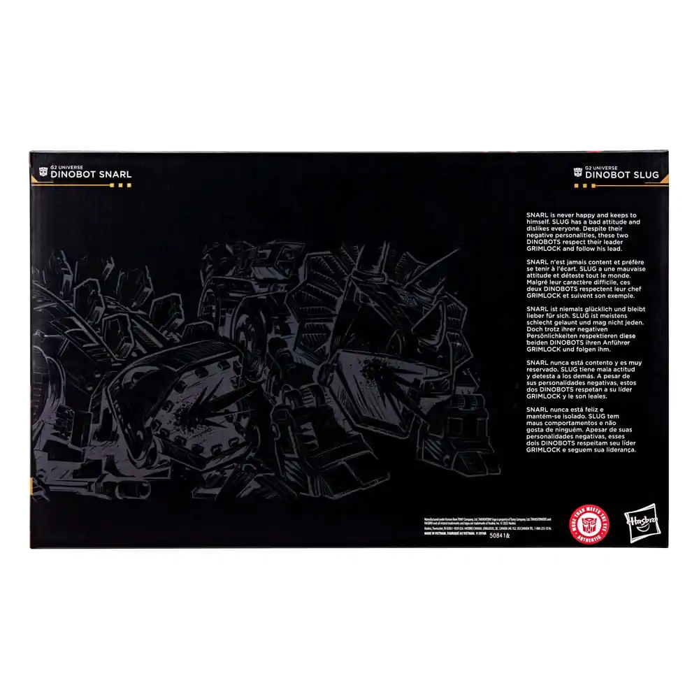 Transformers Age of the Primes Leader Class akcijska figura G2 Universe Dinobots Snarl & Slug 19 cm fotografija proizvoda