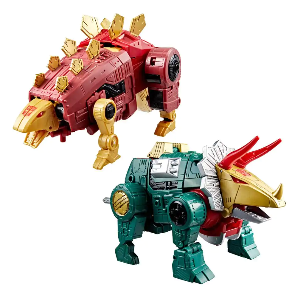 Transformers Age of the Primes Leader Class akcijska figura G2 Universe Dinobots Snarl & Slug 19 cm fotografija proizvoda