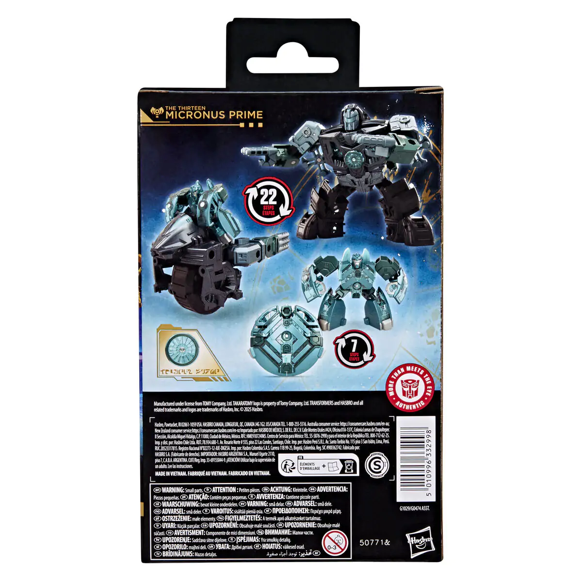 Transformers Age of the Primes Micronus Prime figura 14cm fotografija proizvoda