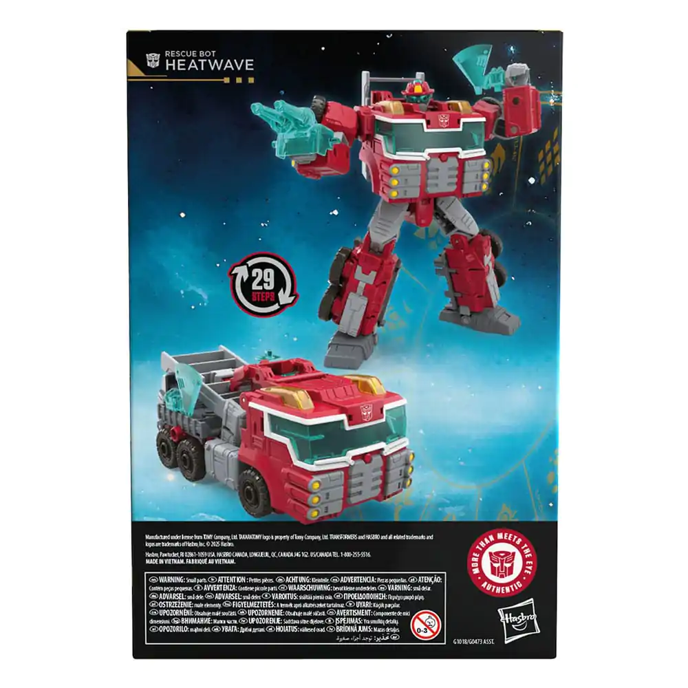 Transformers Age of the Primes Voyager Class akcijska figura Rescue Bot Heatwave 18 cm fotografija proizvoda