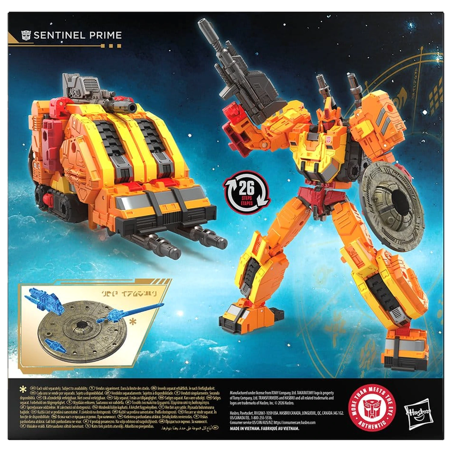 Transformers Age of the Primes Voyager klasa akcijska figura Sentinel Prime 18 cm fotografija proizvoda