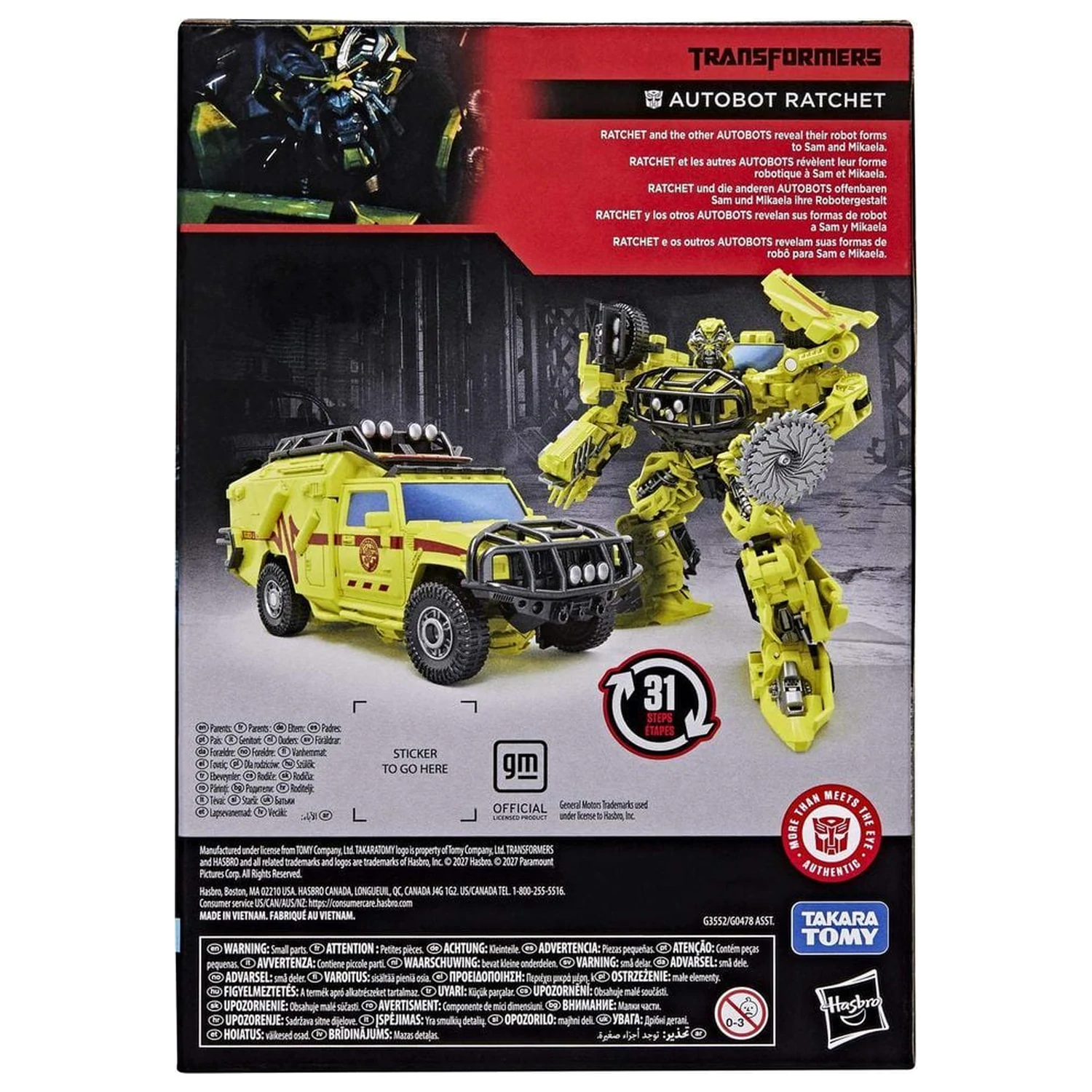 Transformers Autobot Ratchet figura 16,5 cm fotografija proizvoda