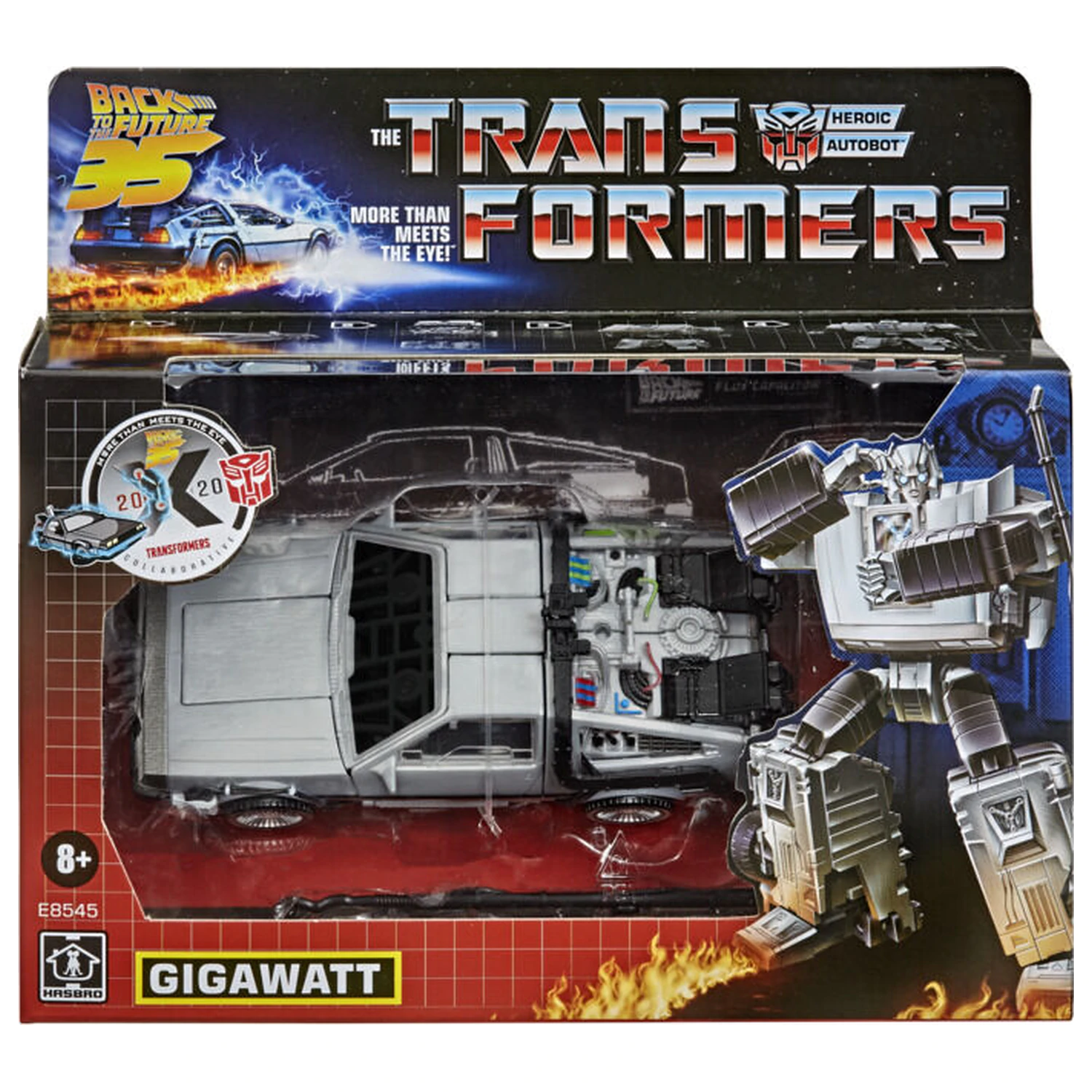 Transformers Back to the Future Delorean Gigawatt figura 14 cm fotografija proizvoda