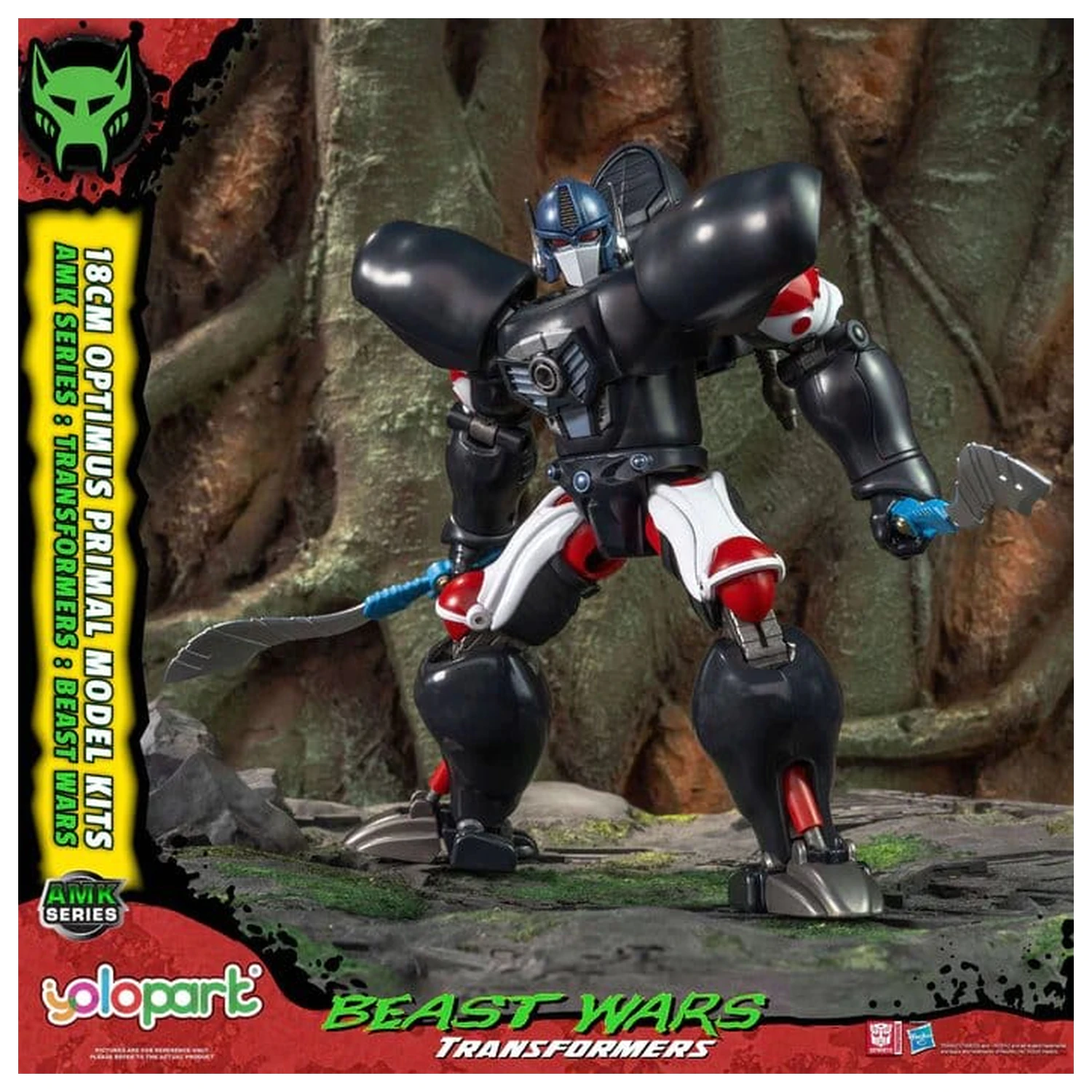 Transformers: Beast Wars AMK Series Plastični Model Kit Optimus Primal 18 cm fotografija proizvoda