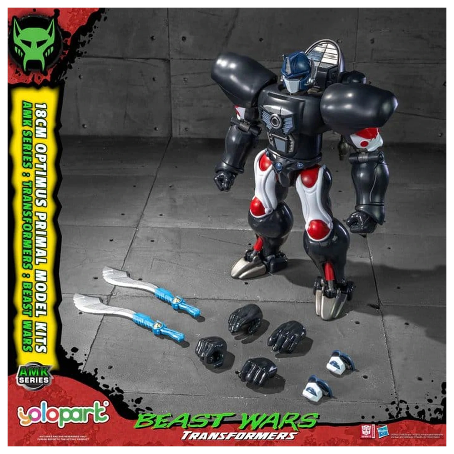 Transformers: Beast Wars AMK Series Plastični Model Kit Optimus Primal 18 cm fotografija proizvoda