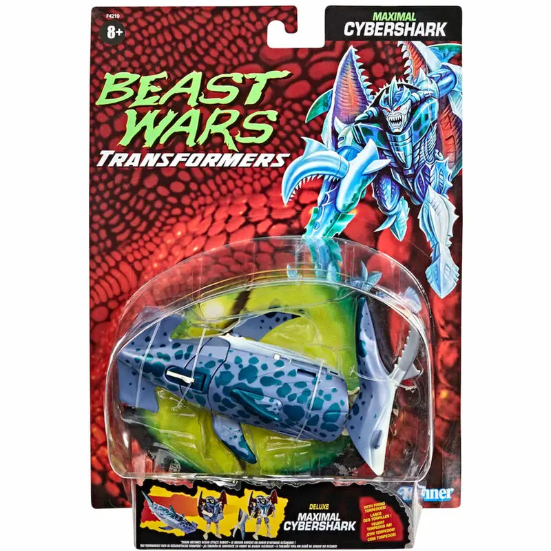 Transformers: Beast Wars Vintage akcijska figura Maximal Cybershark 13 cm fotografija proizvoda