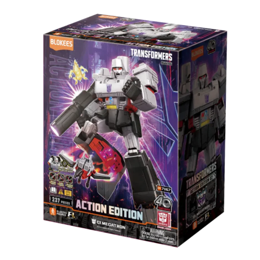 Transformers Blokees plastični model komplet akcijsko izdanje 02 G1 Megatron fotografija proizvoda