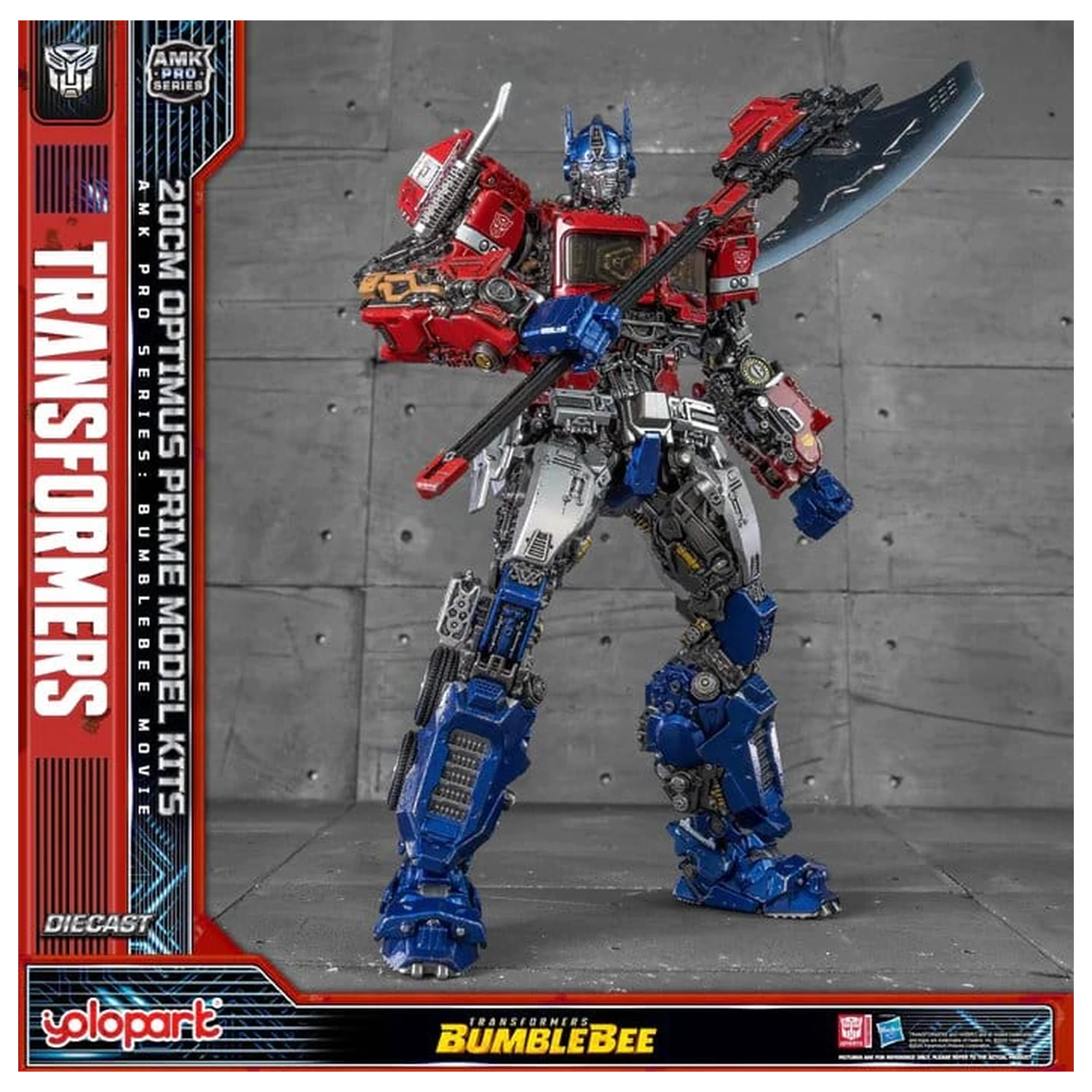 Transformers: Bumblebee AMK PRO Series Plastični Model Kit Optimus Prime 20 cm fotografija proizvoda