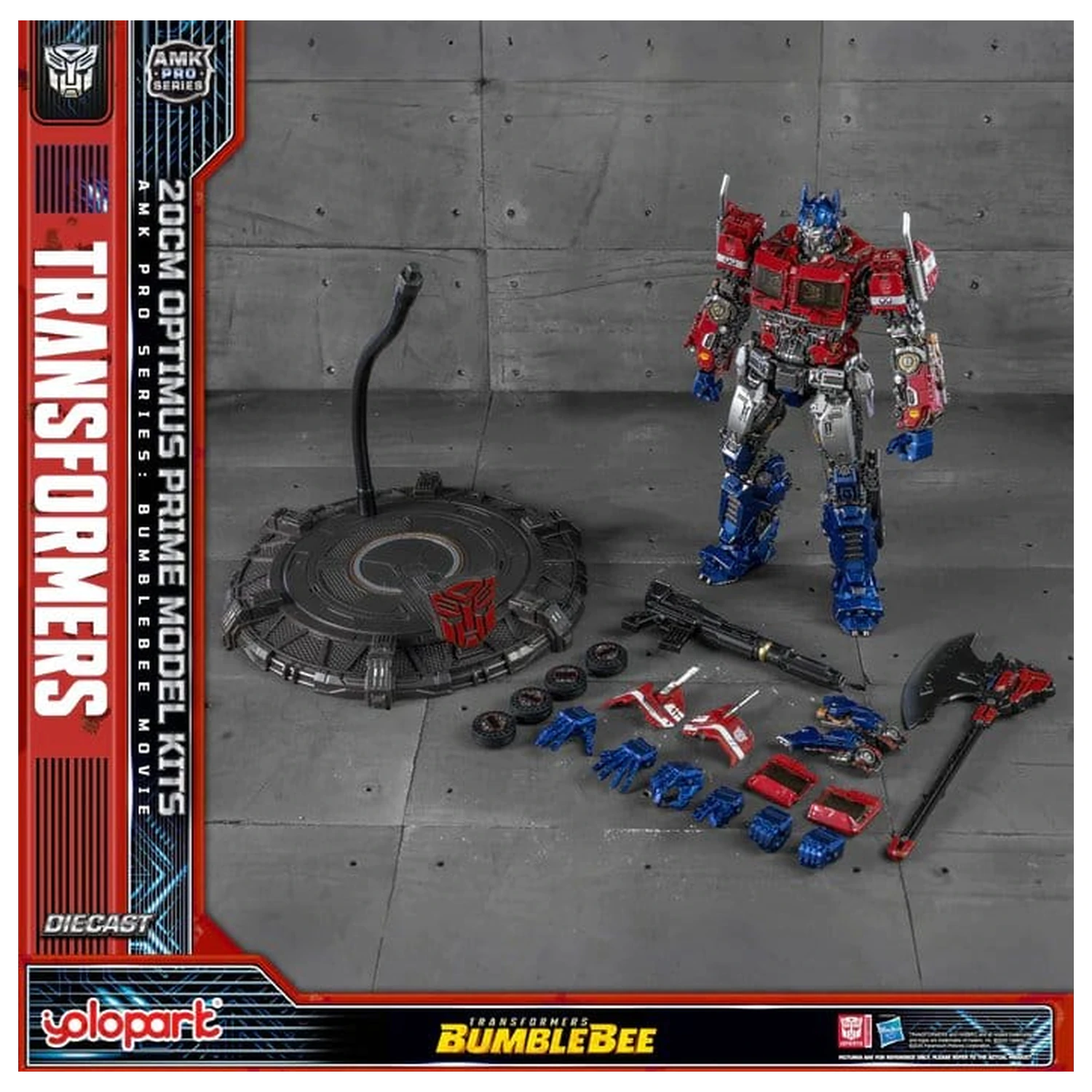 Transformers: Bumblebee AMK PRO Series Plastični Model Kit Optimus Prime 20 cm fotografija proizvoda