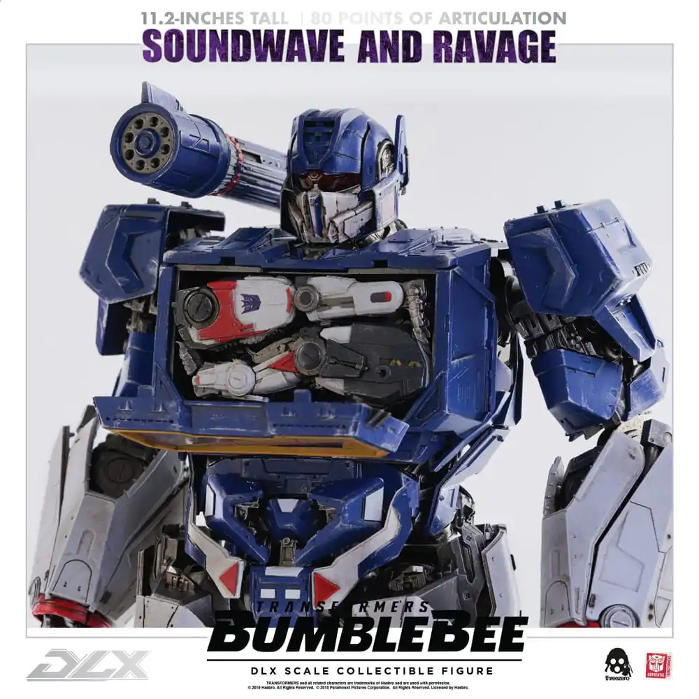 Transformers Bumblebee DLX figura 2-paket 1/6 Soundwave & Ravage 28 cm fotografija proizvoda