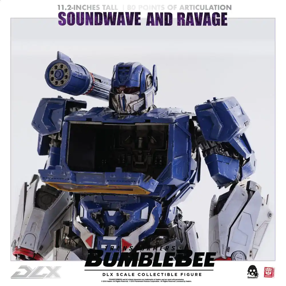 Transformers Bumblebee DLX figura 2-paket 1/6 Soundwave & Ravage 28 cm fotografija proizvoda