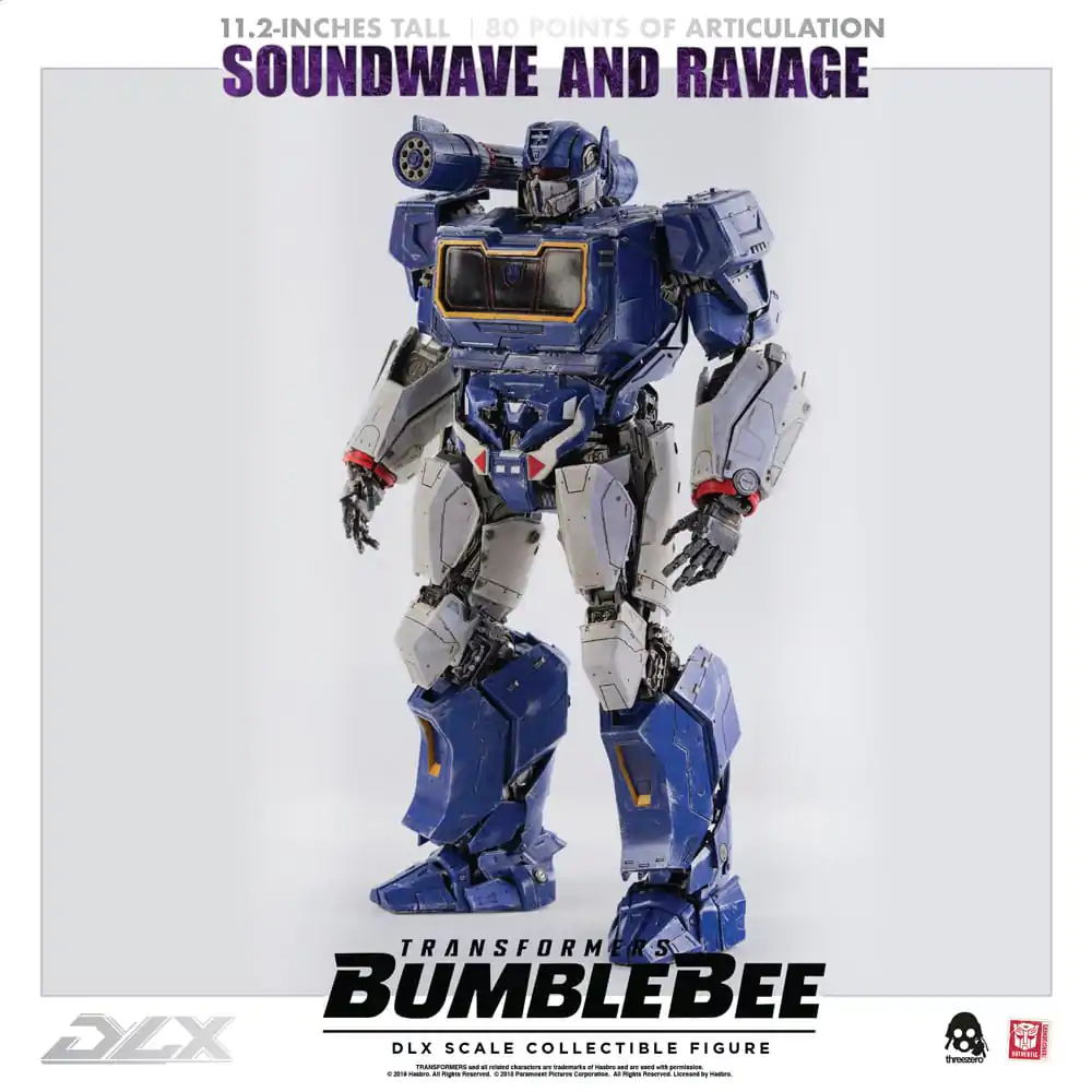 Transformers Bumblebee DLX figura 2-paket 1/6 Soundwave & Ravage 28 cm fotografija proizvoda