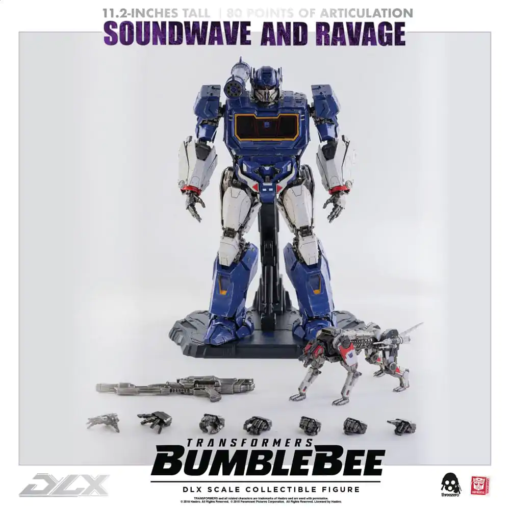 Transformers Bumblebee DLX figura 2-paket 1/6 Soundwave & Ravage 28 cm fotografija proizvoda