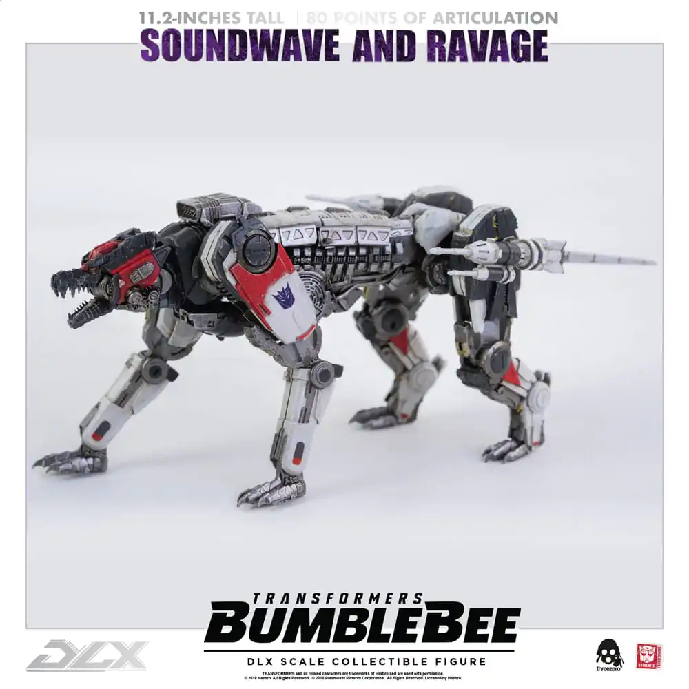 Transformers Bumblebee DLX figura 2-paket 1/6 Soundwave & Ravage 28 cm fotografija proizvoda