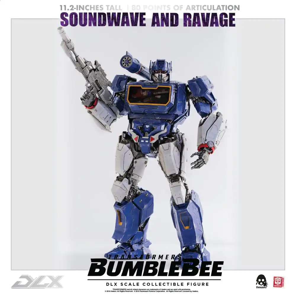 Transformers Bumblebee DLX figura 2-paket 1/6 Soundwave & Ravage 28 cm fotografija proizvoda