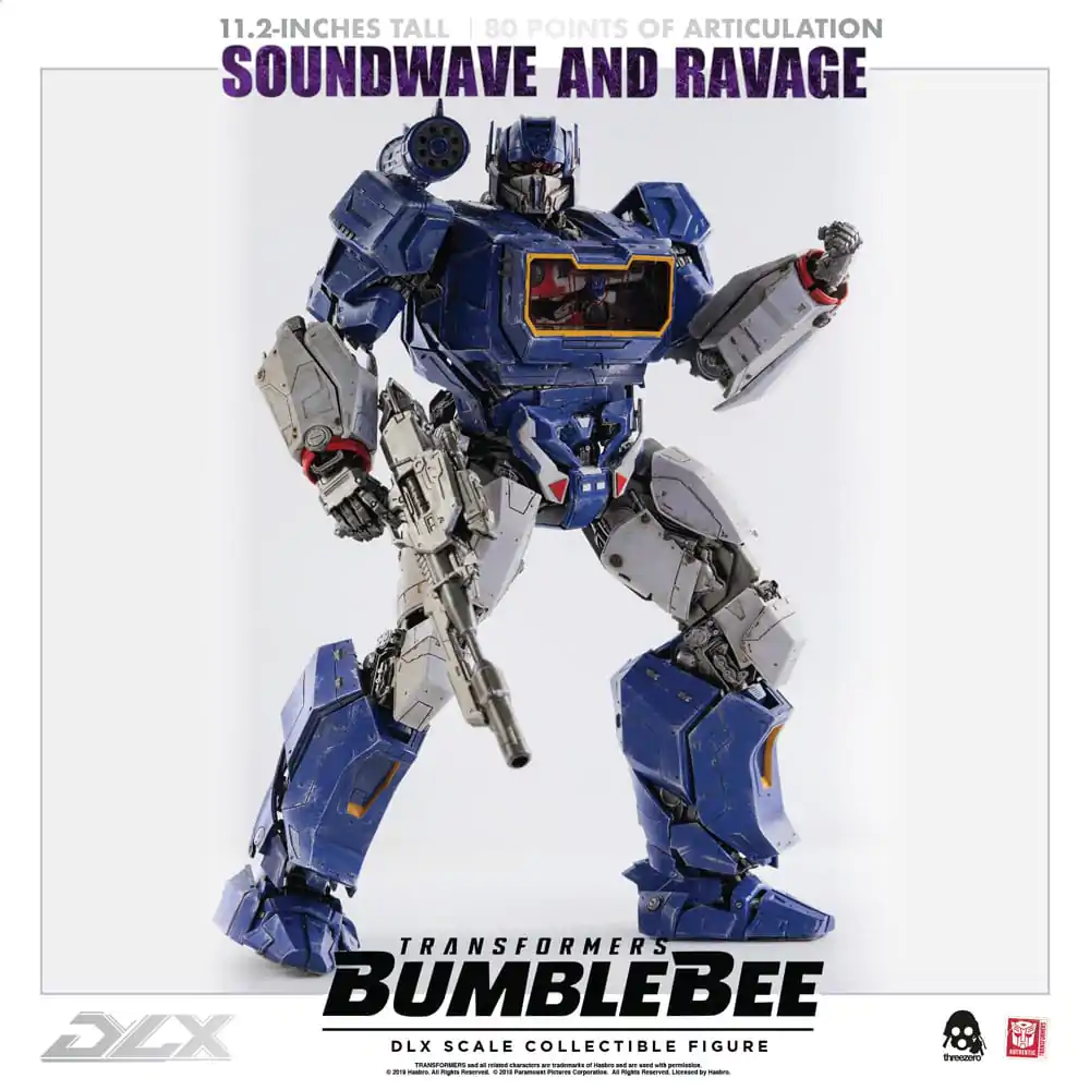 Transformers Bumblebee DLX figura 2-paket 1/6 Soundwave & Ravage 28 cm fotografija proizvoda