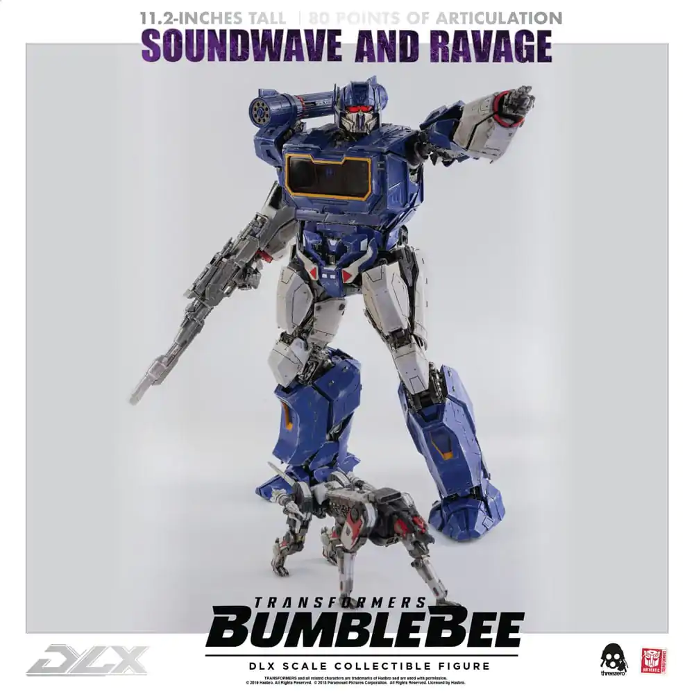 Transformers Bumblebee DLX figura 2-paket 1/6 Soundwave & Ravage 28 cm fotografija proizvoda