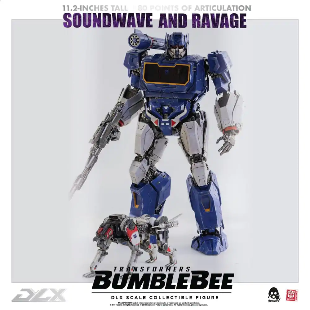 Transformers Bumblebee DLX figura 2-paket 1/6 Soundwave & Ravage 28 cm fotografija proizvoda