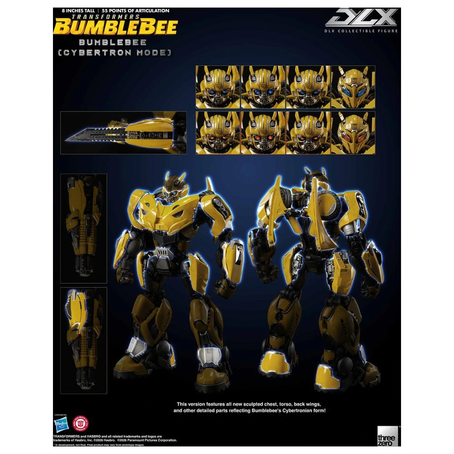 Transformers: Bumblebee DLX Akcijska figura Bumblebee (Cybertron Mode) 20 cm fotografija proizvoda