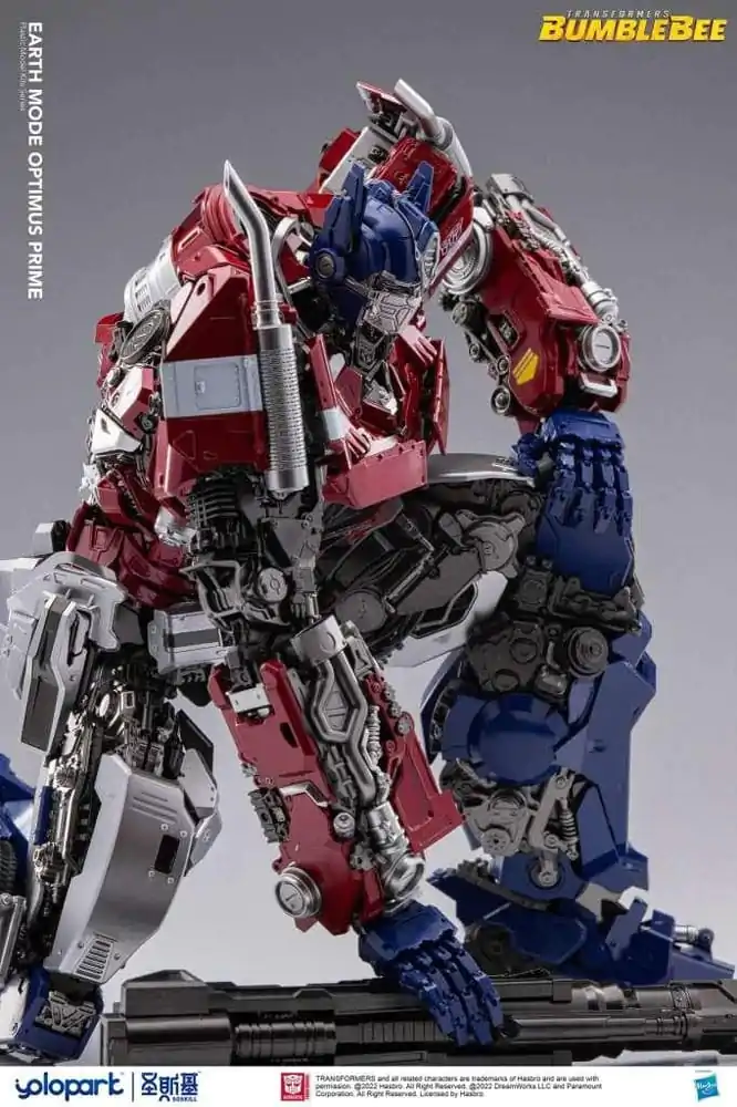 Transformers Bumblebee Plastični Model Kit Earth mode Optimus Prime 30 cm fotografija proizvoda
