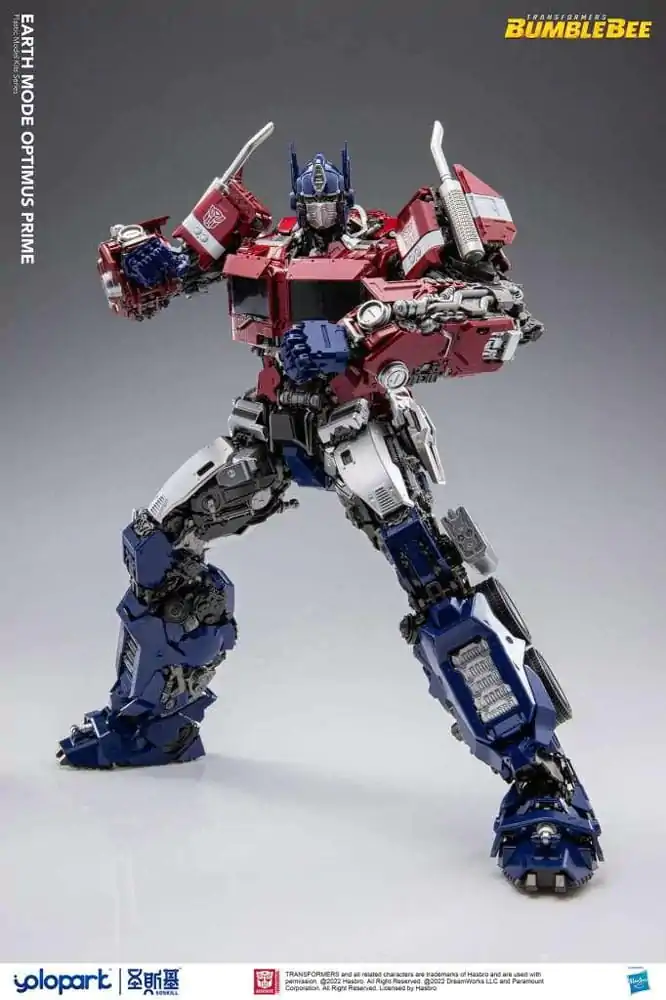 Transformers Bumblebee Plastični Model Kit Earth mode Optimus Prime 30 cm fotografija proizvoda