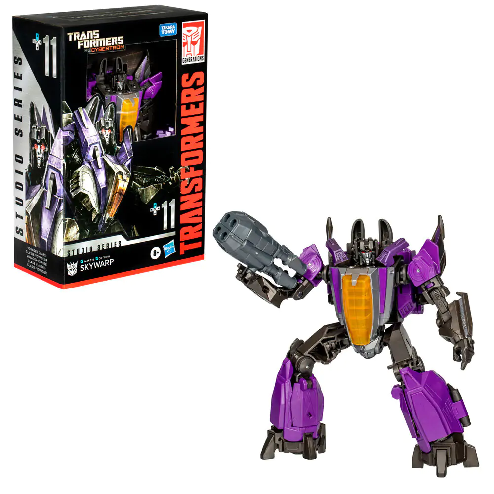 Transformers Cybertron Studio Series Gamer Edition Skywarp figura 16,5 cm fotografija proizvoda