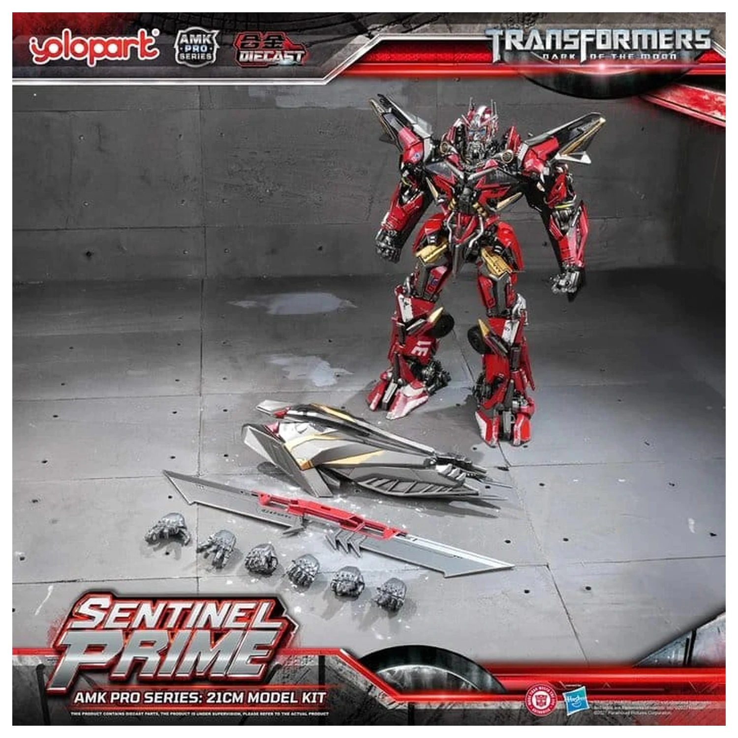 Transformers: Dark of the Moon AMK PRO Series plastični model Sentinel Prime 21 cm fotografija proizvoda