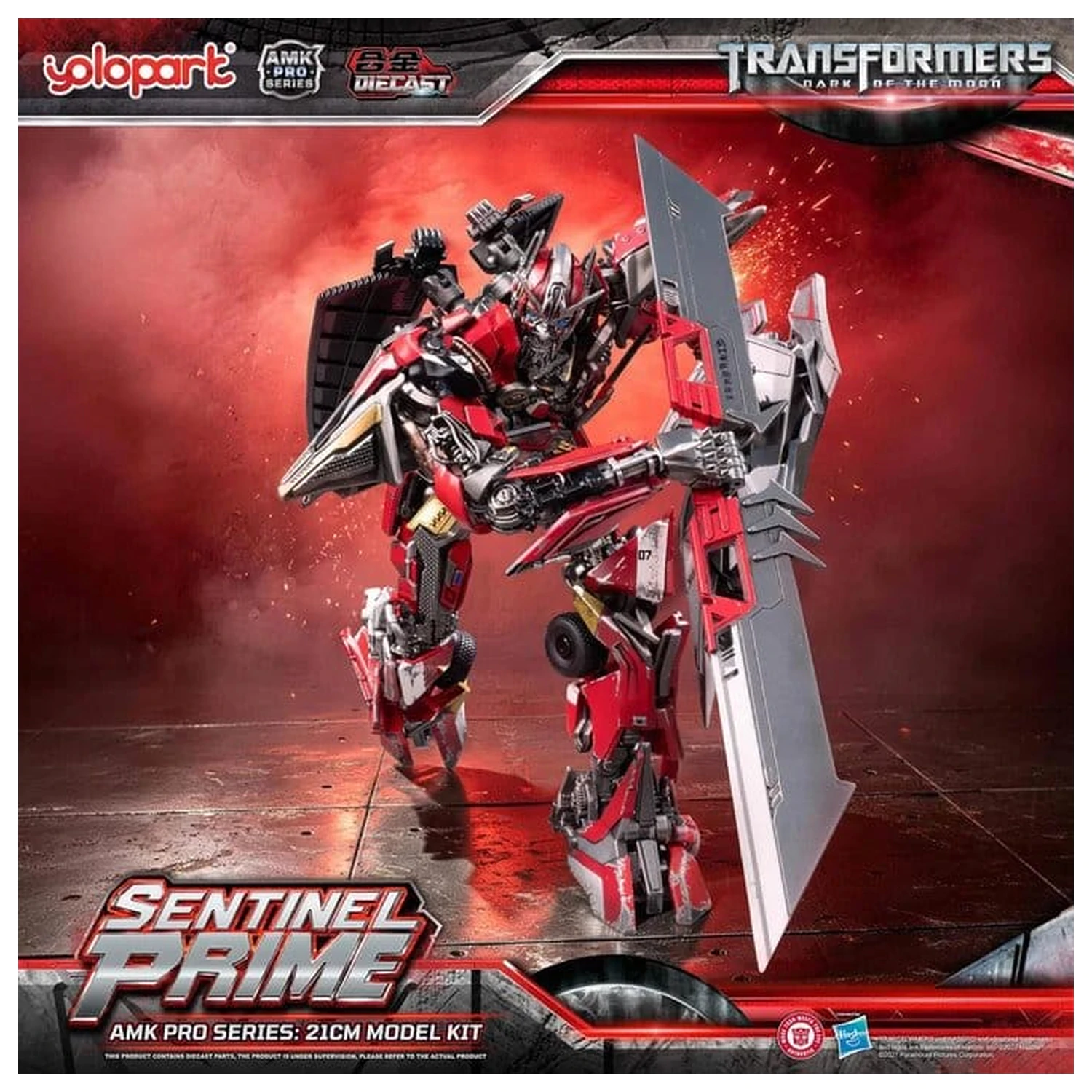 Transformers: Dark of the Moon AMK PRO Series plastični model Sentinel Prime 21 cm fotografija proizvoda