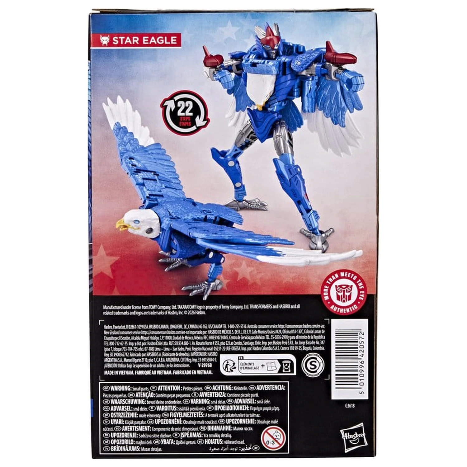 Transformers Deluxe Class akcijska figura Star Eagle 11 cm fotografija proizvoda